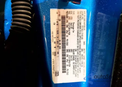 2014 Ford Focus Se из США, поврежденный, VIN 1FADP3F26EL411549